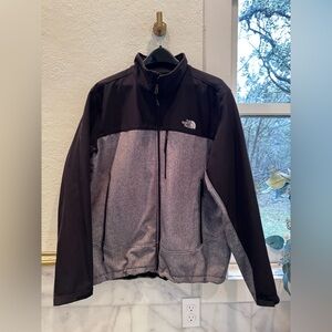 The North Face Men’s Soft Shell Jacket – XL – Black & Gray – Excellent Condition